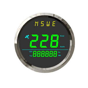 Nouveau compteur de vitesse GPS étanche 85 mm avec affichage numérique 12V/24V pour voiture, moto, bateau - Product Image 2