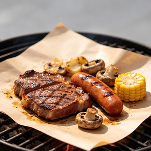 Papel para Barbacoa, Papel Recubierto de Silicona de Grado Alimenticio, Antiadherente, Resistente a la Grasa, para Cocinar, Hornear, Asar a la Parrilla, Cocinar al Vapor y Congelar - Product Image 6