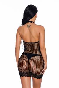 Dress <strong>fishnet</strong> <strong>bodystocking</strong> sexy <strong>Plus</strong> <strong>Size</strong> Lingerie spandex seamless breathable support oem - Product Image 4