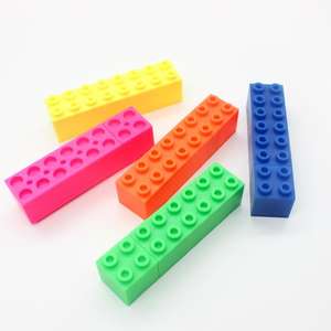 Surligneur empilable original, surligneur en forme de briques de jouet pour enfant - Product Image 1