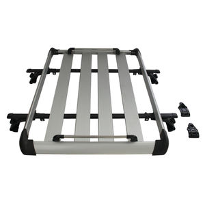 Venta de fábrica, portaequipajes Universal para techo de coche, cesta de equipaje de aluminio, portaequipajes para techo de coche - Product Image 1