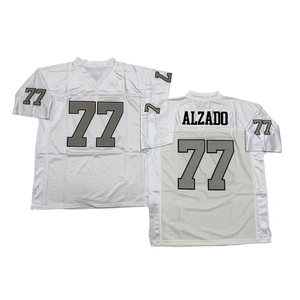 Maglia da Rugby Vintage da Uomo con Cuciture Stile Retrò Marcus Allen Bo Jackson Lester Hayes Ronnie Lott Otis Sistrunk S-3XL Spedizione Veloce - Product Image 6
