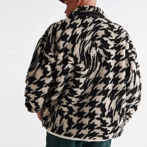 Veste polaire d'hiver chaude et épaisse sur mesure OEM, style Sherpa, pour l'extérieur, grandes tailles - Product Image 3
