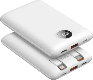 PD 22.5W 고속 충전 전원 은행 USB C 휴대용 전화 충전기 슬림 충전기