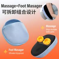 Intelligenter Fußmassage-Schuh mit Wärme & Vibration - Abnehmbares Design für Einfache Reinigung & Tägliche Fußpflege
