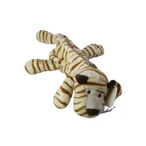 Factory Direct Wholesale High quality soft Comfort tiger plush toy pencil case for kids tiger shape plush toy pencil case