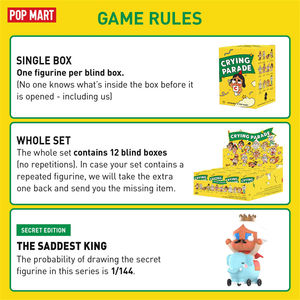 100% serie originale Pop Mart piagnucolante che piange <span class=keywords><strong>figure</strong></span> misteriose scatola cieca giocattolo da collezione misteriosa scatola cieca - Product Image 6