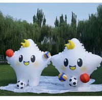 Ballon gonflable géant personnalisé en PVC Oxford pour publicité extérieure, décoration de scène événementielle, résistant au soleil et hydrofuge