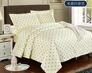 Cotton Color Hotel Luxury Linen Custom Satin <strong>Stripe</strong> <strong>Bedding</strong> <strong>Set</strong> Wholesale - Product Image 4