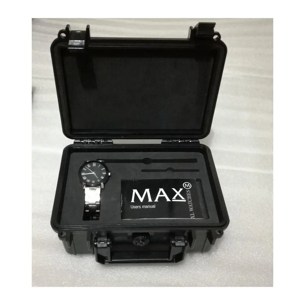 Ready stock best-seller waterproof strong plastic watch box case travel watch case plastic