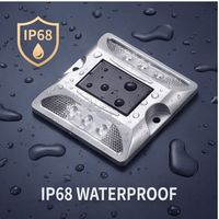 Оптовый заказ: Водонепроницаемый (IP68) светодиодный дорожный маркер из алюминиевого сплава с режимом мигания на солнечной энергии для навигации на парковках