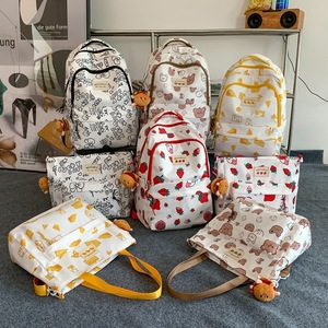 Thời Trang Hàn Quốc Phong Cách Tốt Nhất Túi Đi Học Cho Cô Gái Đại Học 2023 Sinh Viên Đại Học Đặt Túi Ba Lô - Product Image 3