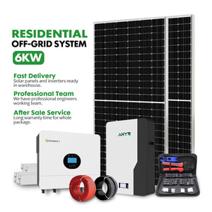 Système solaire hors réseau extensible 6 kW, kit solaire autonome à onde sinusoïdale pure, prend en charge l'extension parallèle de plusieurs unités - Product Image 1