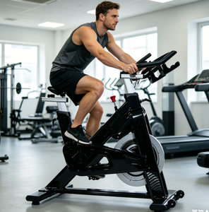 Bicicletas de <span class=keywords><strong>Spinning</strong></span> Comerciales de Alta Resistencia con Volante de Inercia de 16 kg, Bicicletas de Ejercicio Magnéticas de Aluminio para Uso en Interiores, Bicicletas de <span class=keywords><strong>Spinning</strong></span> para Gimnasio - Product Image 1