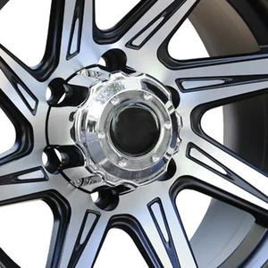 Jantes en alliage de voiture de couleur noire <span class=keywords><strong>15</strong></span> 16 17 18 <span class=keywords><strong>pouces</strong></span> Cool cinq rayons 4x4 vente en gros roues en fonte pour SUV - Product Image 4