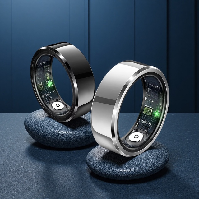 New LA380 Smart Ring Heart Rate Sleep Monitoring Deep Waterproof Multi-Sport Step Counting Fitness Tracker Health Care Tracker