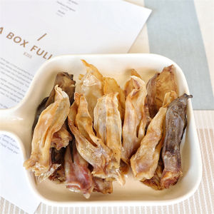 Vente en gros Friandises naturelles séchées aux oreilles de <span class=keywords><strong>lapin</strong></span> pour chiens Collations à mâcher infusées au poulet 1 unité - Product Image 3