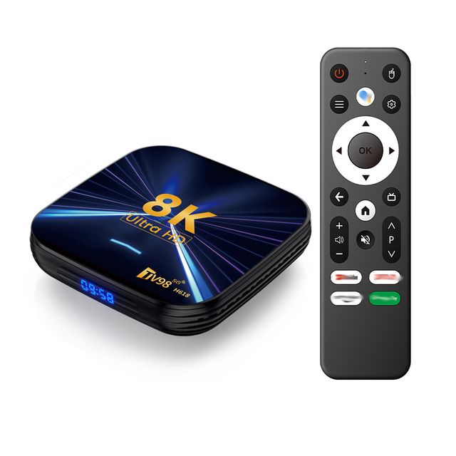 8K High-definition TV98 H618 TV BOX Allwinner H618 2GB 4GB 16GB 32GB 64GB Android 14 BT5.0 2.4G/5.8G Wifi 8k Smart TV BOX