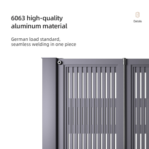 Điện ngoài trời nhôm đường lái xe bi gấp gấp cổng thiết kế hiện đại mới nhất chính nhà tự động thiết kế lối vào - Product Image 4