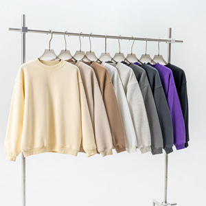 Produttore <span class=keywords><strong>di</strong></span> <span class=keywords><strong>Felpe</strong></span>, Vendita all'Ingrosso <span class=keywords><strong>di</strong></span> <span class=keywords><strong>Felpe</strong></span> Personalizzate in Misto Cotone 380 Gsm con Fodera in Pile, Girocollo, per Uomo e Donna - Product Image 2