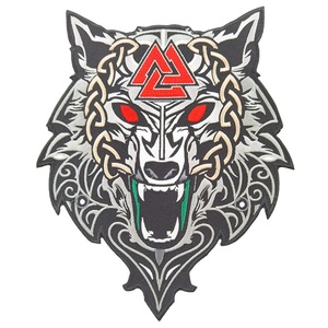 Patchs brodés personnalisés grand format en tissu chenille, thermocollants pour vêtements, patchs de broderie sur mesure - Product Image 3