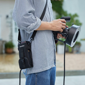 Sac de transport Cb-57 Cb57 Photographie Portable Extérieur R200 Flash Sangles d'épaule Sac pour flash extérieur Ad200 <span class=keywords><strong>Ad200pro</strong></span> - Product Image 4