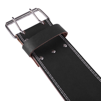 Ceinture de soutien lombaire unisexe en cuir, robuste, douce et respirante, pour l'entraînement, les kettlebells et les squats profonds