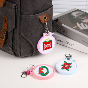 <span class=keywords><strong>Kit</strong></span> <span class=keywords><strong>de</strong></span> Manualidades Navideñas para Niños, <span class=keywords><strong>Kit</strong></span> <span class=keywords><strong>de</strong></span> <span class=keywords><strong>Punto</strong></span> <span class=keywords><strong>de</strong></span> <span class=keywords><strong>Cruz</strong></span> para Niños, Juego <span class=keywords><strong>de</strong></span> 6 Kits <span class=keywords><strong>de</strong></span> Bordado para Principiantes, Manualidades con Agujas y Adornos - Product Image 1