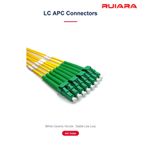 Kabel Patch Fanout MPO ke 4x Duplex LC 8 Core OS2 Single Mode APC Panjang Dapat Disesuaikan