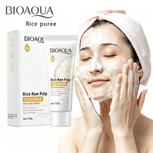<span class=keywords><strong>Limpiador</strong></span> <span class=keywords><strong>Facial</strong></span> Hidratante de Pulpa de Arroz Crudo, Limpieza Profunda, Calmante y Humectante para Mujeres, Cuidado <span class=keywords><strong>Diario</strong></span> Suave de la Piel, 100g - Product Image 1