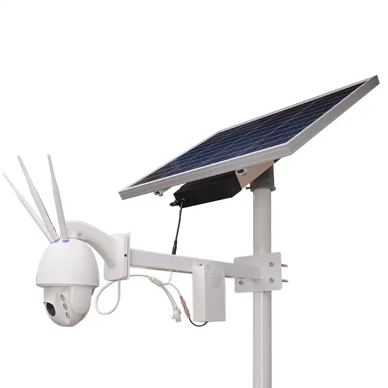 Caméra de vidéosurveillance à panneau d'alimentation solaire, cctv étanche IP67, 4G, wi-fi, Ptz, système de sécurité avec 22 Zoom fois, offre spéciale