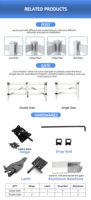 Clôture pour chevaux en PVC flexible incassable de haute qualité, 100 % PVC vierge, à 3 rails, en vinyle, facilement assemblable, 100 % PVC vierge