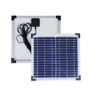 Kit LED Portátil de 15W con Batería de Silicio Policristalino de 12V 7AH para Aplicaciones en Exteriores Eco- S14090001 Panel Solar de 15W - Product Image 4