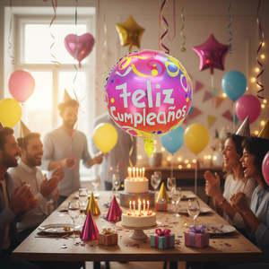 18-Inch Gradient Spanish Letter <b>Balloons</b> Thick Heart-Shaped <b>Decorations</b> Mother's Day Graduation Chinese New Year Birthday - Product Image 3