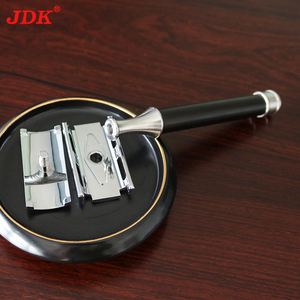 JDK-afeitadora con mango de palisandro para hombre, maquinilla de afeitar con cabezal de Metal, de seguridad, herramientas de afeitado de barba, Color negro - Product Image 5