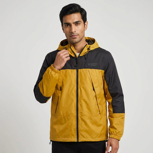 Fully Stylish Men Windbreaker <b>Jacket</b> <b>Waterproof</b> Autumn Hot Selling Outdoor Breathable Comfortable High Quality - Product Image 1
