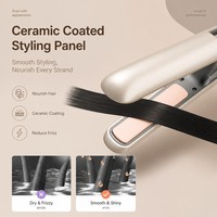 Lisseur de cheveux sans fil Torlin à batterie haute capacité rechargeable, film chauffant 23W, outil de coiffage portable, 4800mAh