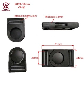 Hebilla de cinturón ajustable de 1,5 pulgadas, hebilla de inserción, Clip de cinturón de plástico, hebilla de plástico de Liberación lateral rápida para mochila - Product Image 1