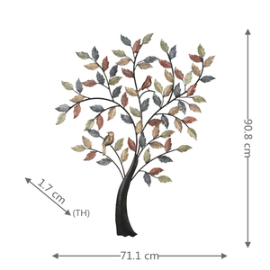 Décoration murale <span class=keywords><strong>Arbre</strong></span> <span class=keywords><strong>de</strong></span> <span class=keywords><strong>vie</strong></span> en métal Décoration murale suspendue Décoration murale en fer pour la maison Salon - Product Image 5