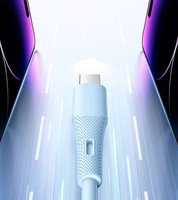 Cable de Carga Rápida SKYLIGHT de 60W 6A con Blindaje de Silicona Tipo-C, para iPhone 15/16 y Android, USB 3.0, Conductor de Cobre Puro, para Auriculares