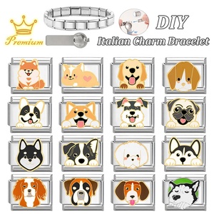 Cross-border Charms Creative Module DIY Jewelry Personalized Dog Animal Stainless Steel Handmade Craft Bracelet Accessories - Product Image 4