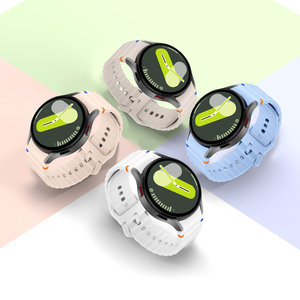 Correa de silicona para <span class=keywords><strong>Samsung</strong></span> <span class=keywords><strong>Galaxy</strong></span> <span class=keywords><strong>Watch</strong></span> 7 6 5 4 44mm 40mm <span class=keywords><strong>5Pro</strong></span> 45mm pulsera para <span class=keywords><strong>Galaxy</strong></span> <span class=keywords><strong>Watch</strong></span> 6Classic 43mm 47mm correa de moda - Product Image 4