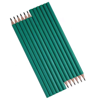 Crayon scolaire de 7,5 pouces dans une boîte en papier, crayon hexagonal HB avec gomme, crayon à dessin pour étudiants et enfants, ensemble de papeterie scolaire