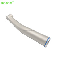 Handpiece gigi cincin biru, 1:1 semprot Dental LED antar air sudut kontra listrik tombol tekan kecepatan rendah serat optik turbin