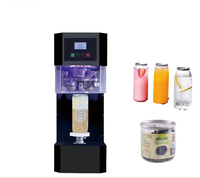 2023 plus récent Machine à sceller les canettes de soda scellant automatique avec porte-gobelet pour les affaires de thé à bulles