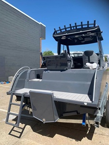 Bateau de pêche rapide en aluminium 2026 Profisher 6 places, coque en V profond, certifié CE, bateau marin en aluminium soudé - Product Image 4