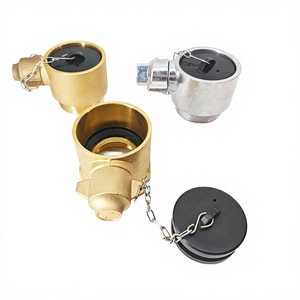 2026 John Morris BS336 Adaptateur instantané fileté femelle BSP 2,5 pouces, capuchon flexible en laiton, accessoires de lutte contre l'incendie, couvercle de chaîne - Product Image 4