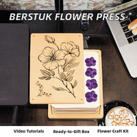 Perlengkapan Pembuat Bunga Kering Sendiri untuk Dewasa dan Remaja Termasuk Tutorial Video Ahli Ukuran Besar 10.8"x 6.9" Kemasan Siap Hadiah Kerajinan Tangan