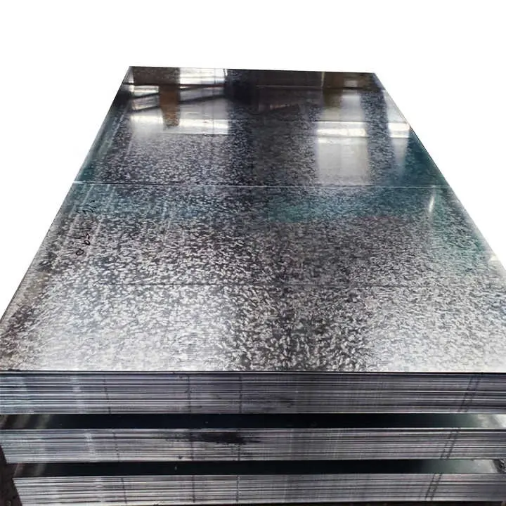 Yüksek mukavemetli dayanıklı Metal çinko kaplama çatı panelleri sıcak daldırma soğuk haddelenmiş levha galvanizli çelik levha