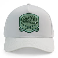 Gorra Trucker HS41 de Alta Gama con Bordado Personalizado, Impermeable, Perforada con Láser, de 5 Paneles, Unisex, para Golf y Uso Diario Informal